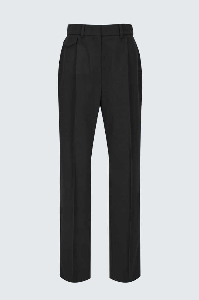 Flap Pocket Tapered Trousers