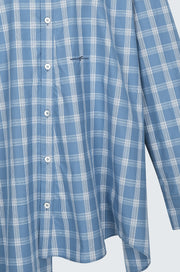 Flannel Unbalanced Hem Shirts