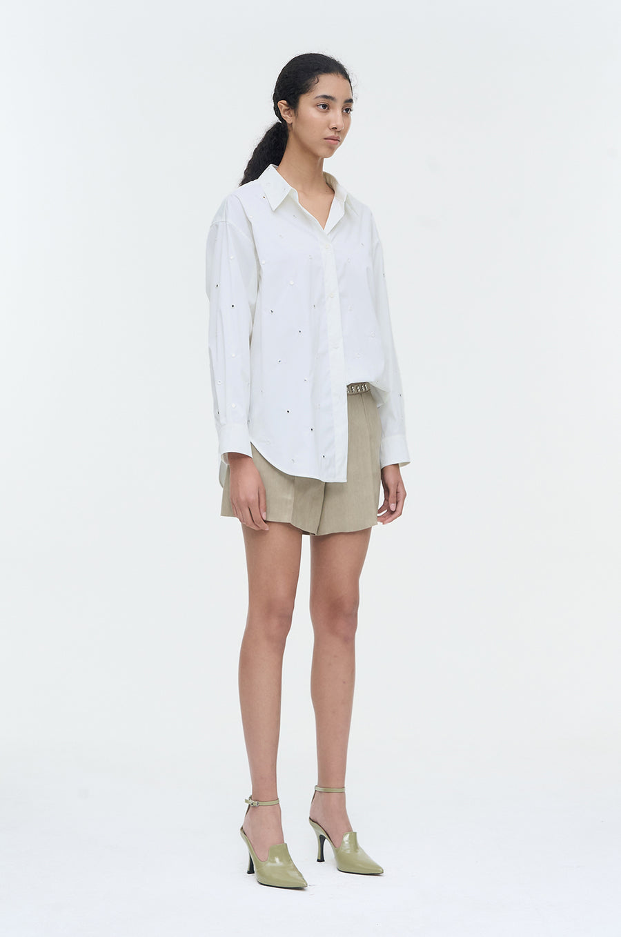 Eyelet Embroidered Shirt