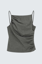 Gathered Halter Tank Top