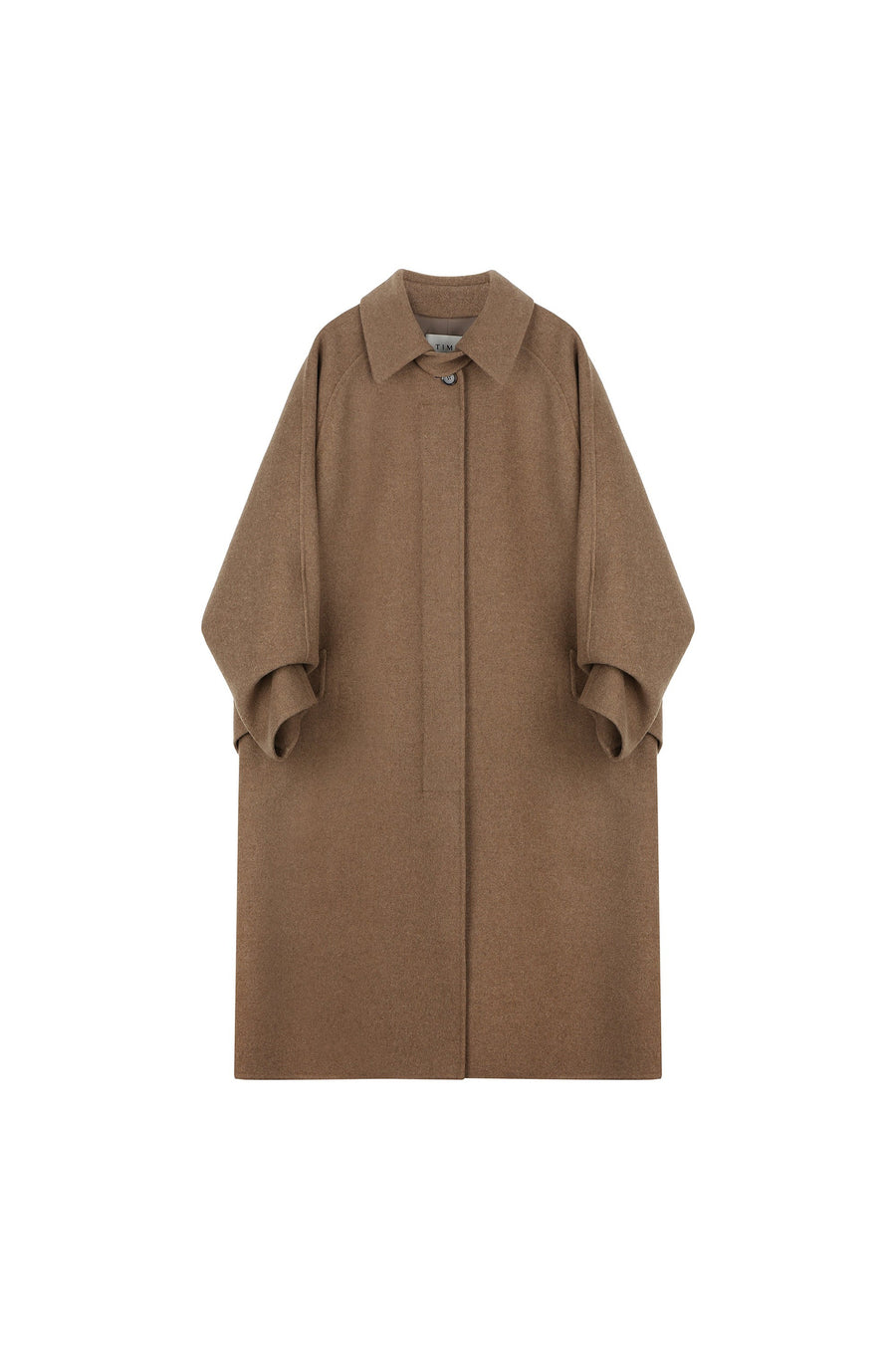 Cashmere Blend Raglan Coat